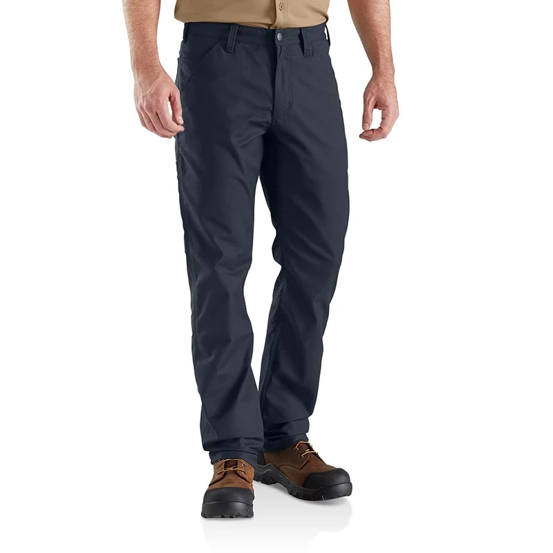 Carhartt Men's Rugged Professional™ Series Rugged Flex® Relaxed Fit Canvas Work Pant, Navy, W36/L32