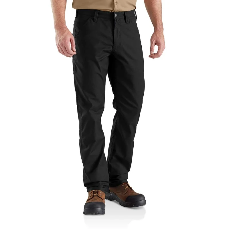 Carhartt Men's Rugged Professional™ Series Rugged Flex® Relaxed Fit Canvas Work Pant, Black, W33/L30