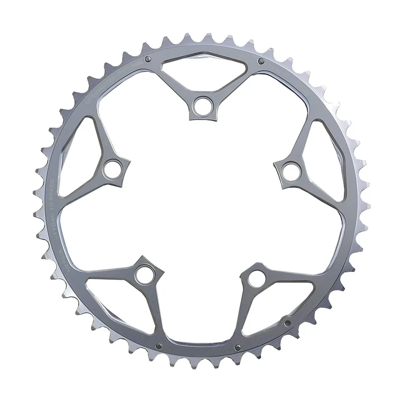CGN T.A. Specialites 110pcd Nerius Campagnolo Offset 10 Speed Chianring, Silver, Outer 52T