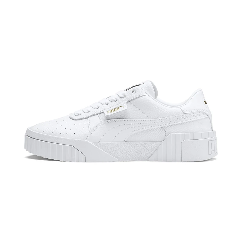 PUMA Women Cali Wn's Low-Top Trainers, PUMA White-PUMA White, 8.5 UK