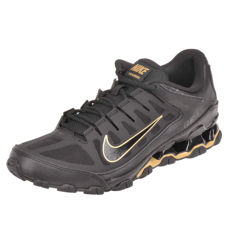 Nike Nike Reax 8 Tr Mesh, Men's Gymnastics Shoes, Black (Black/Mtlc Gold/Black 020), 9 UK (44 EU) - Image 1