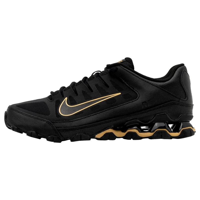 Nike Nike Reax 8 Tr Mesh, Men's Gymnastics Shoes, Black (Black/Mtlc Gold/Black 020), 7.5 UK (42 EU)