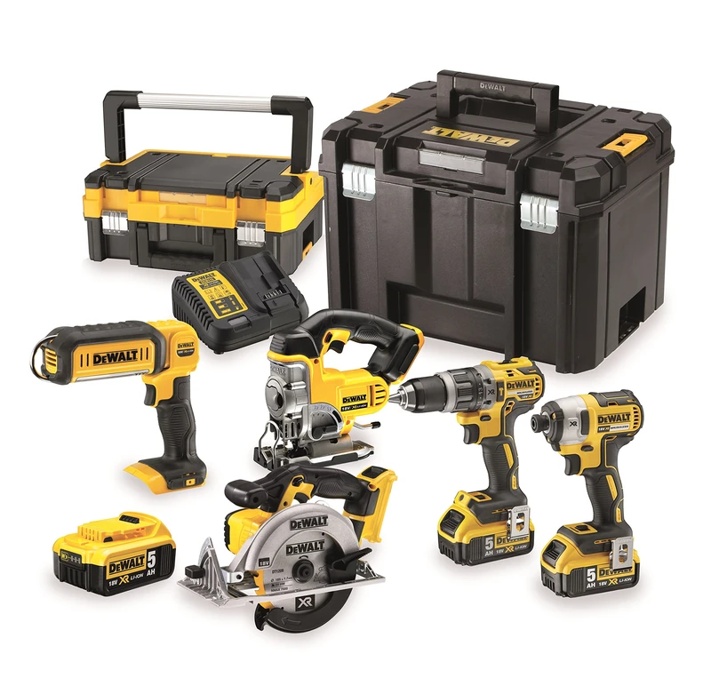 DeWalt DCK551P3T-QW Tool Kit 18 V Yellow/Black