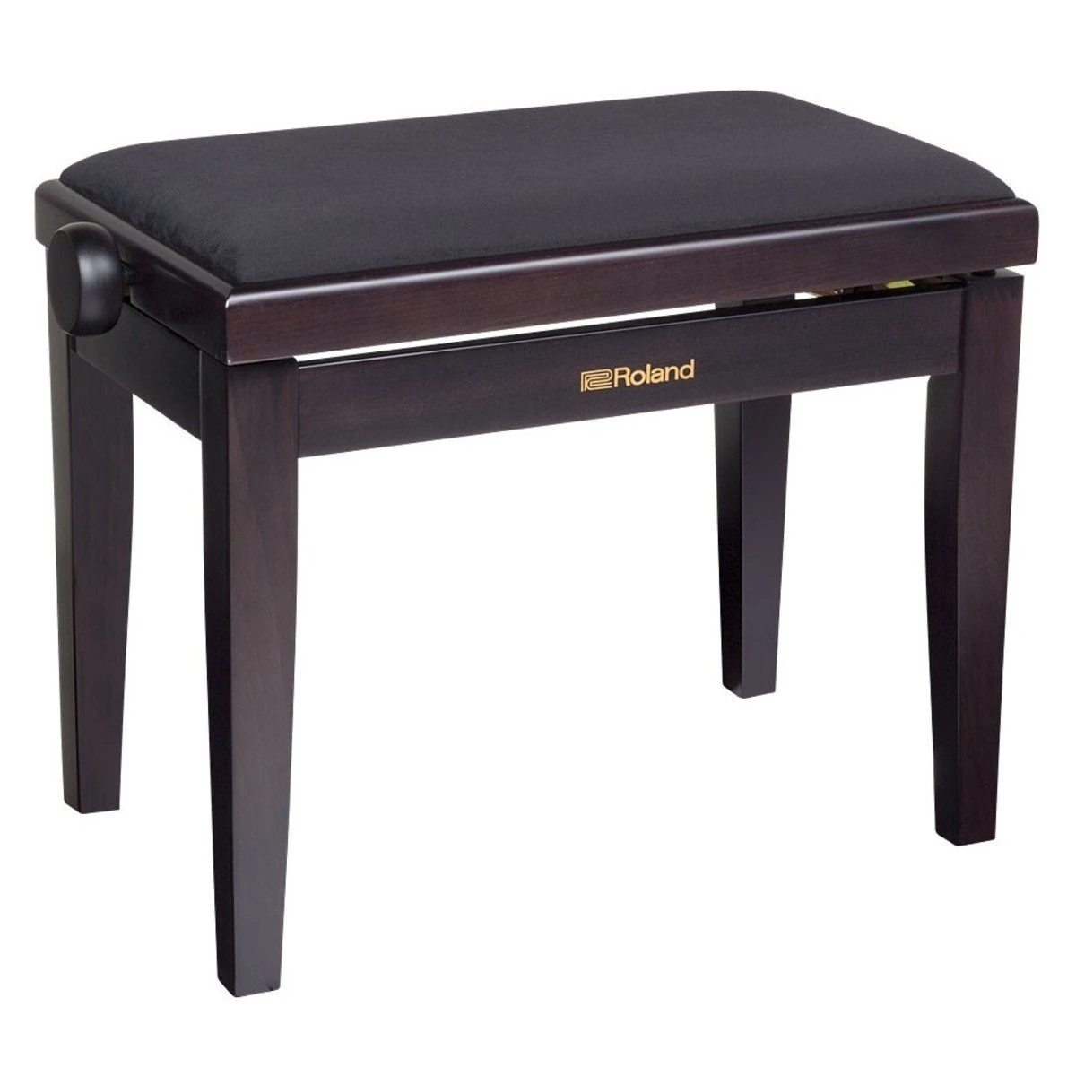 ROLAND Rpb-220Rw Piano Bench with Velour Seat, Rosewood