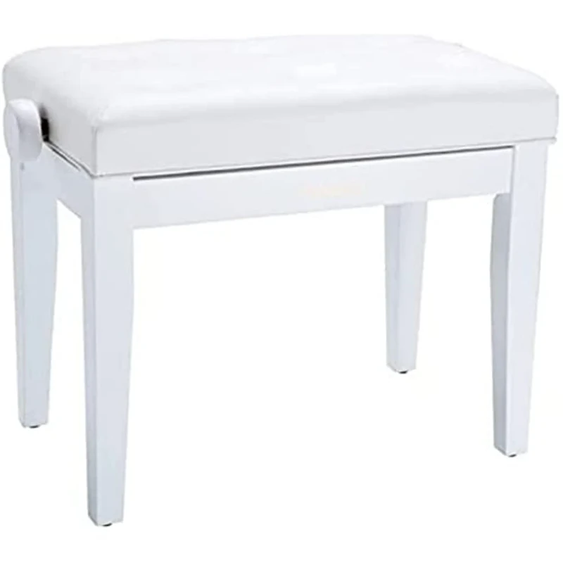 ROLAND,66 x 37.5 x 17 cm Piano Bench with Vinyl Seat, Satin White - Rpb-300Wh