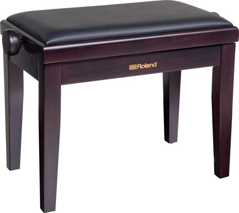 ROLAND Piano Bench In Rosewood with Cushioned Vinyl Seat - Rpb-200Rw