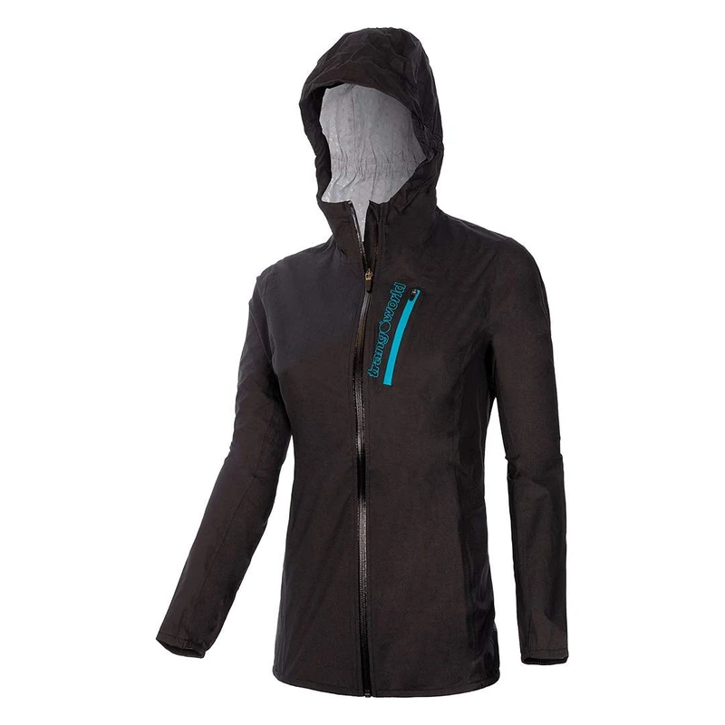 Trangoworld Women Ardisa Jacket - Black/Scuba Blue, X-Large