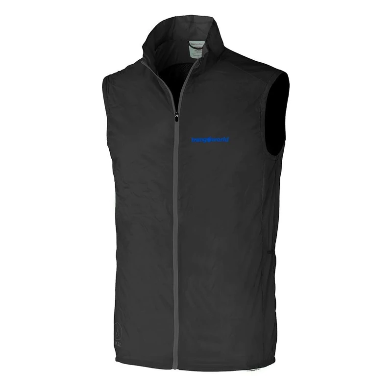 Trangoworld Men's Fago Vest, mens, Jacket, PC007989-111-2XL, Black/Dark Blue, 2XL