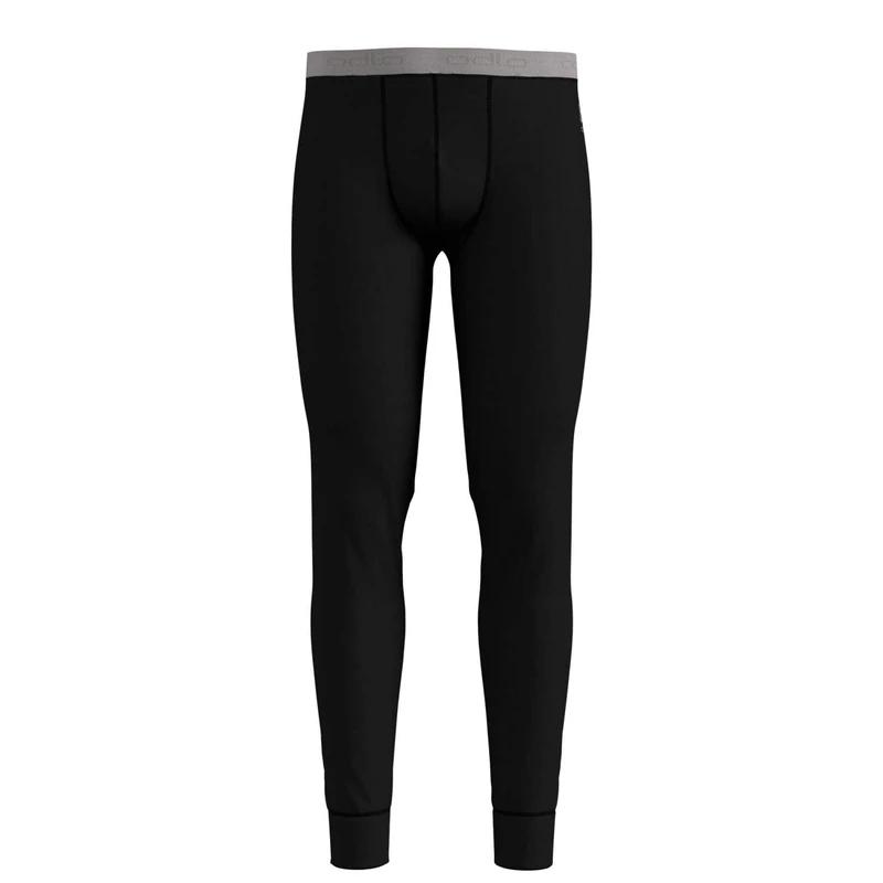 Odlo Men Functional Underwear Long Pants 100 Percent Merino 200 Gramm, Black, XXL