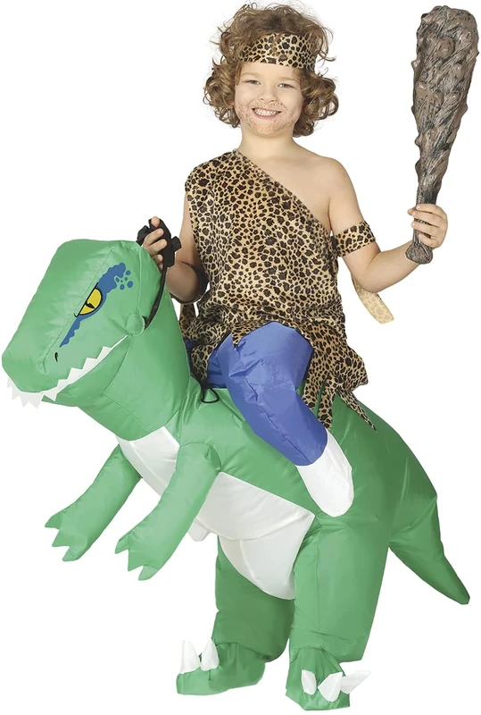 FIESTAS GUIRCA, S.L. Children's Inflatable Dinosaur Shoulder Costume