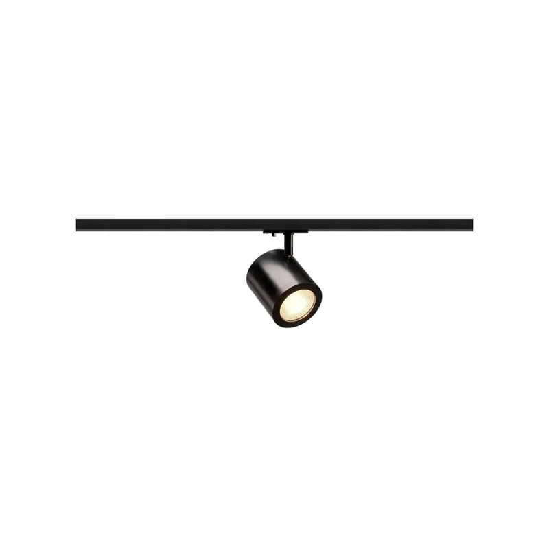 SLV 1-Phase System spot Enola_C / Spotlight, LED spot, Ceiling Spotlight, Ceiling Light, Track System, Indoor Lighting / 3000K 11W 900lm Black 55 Degrees
