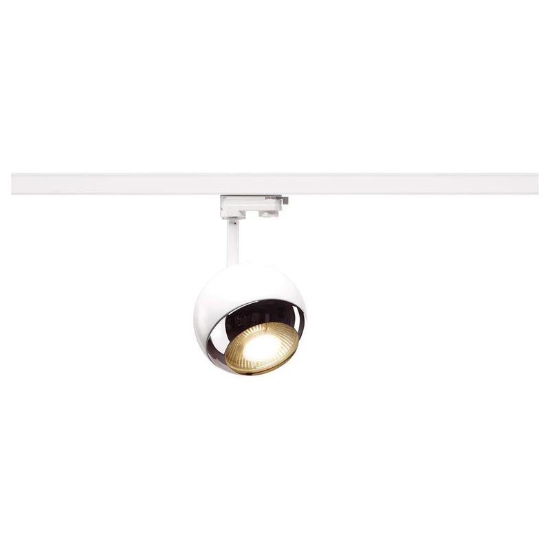 SLV 3-Phase System spot Light Eye 150 / Spotlight, LED spot, Ceiling Spotlight, Ceiling Light, Track System, Interior Lighting / GU10 75W White