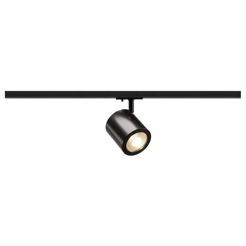 SLV 1-Phase System spot Enola_C / Spotlight, LED spot, Ceiling Spotlight, Ceiling Light, Track System, Indoor Lighting / 3000K 11W 900lm Black 35 Degrees