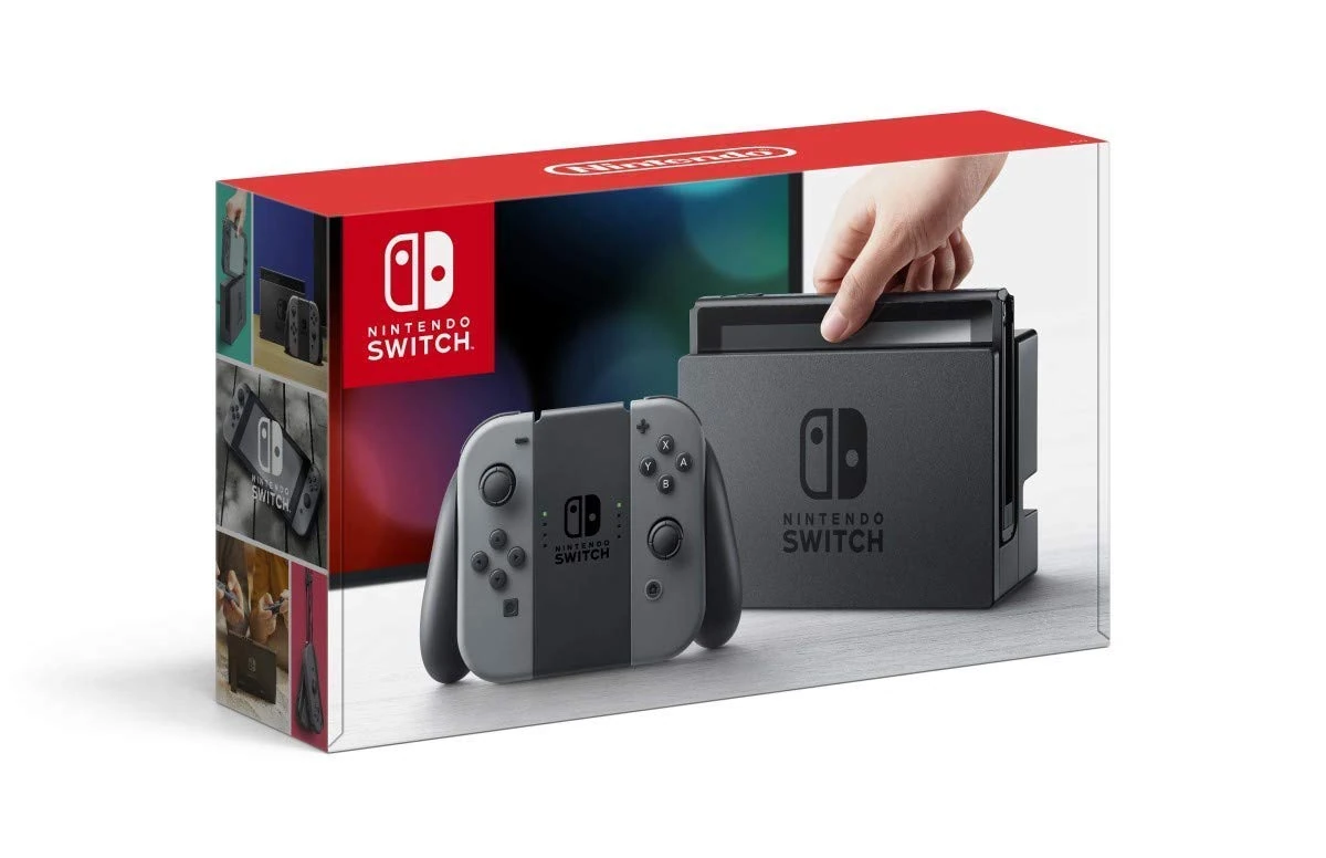 Nintendo Switch - Grey (Renewed)