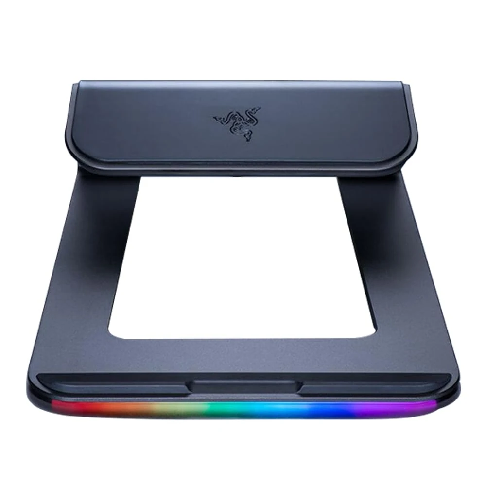 Razer Laptop Stand Chroma - Laptop stand with Razer RGB Chroma lighting - USB 3.0 Hub with 3 ports (18 degree tilt angle, aluminium and ergonomic design) Black