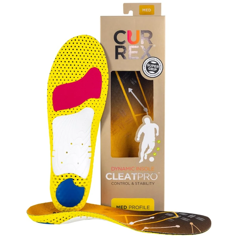 CURREX CleatPro Insole - Your new Dimension in Soccer. Dynamic Performance Insole for Soccer or Cleat Shoes