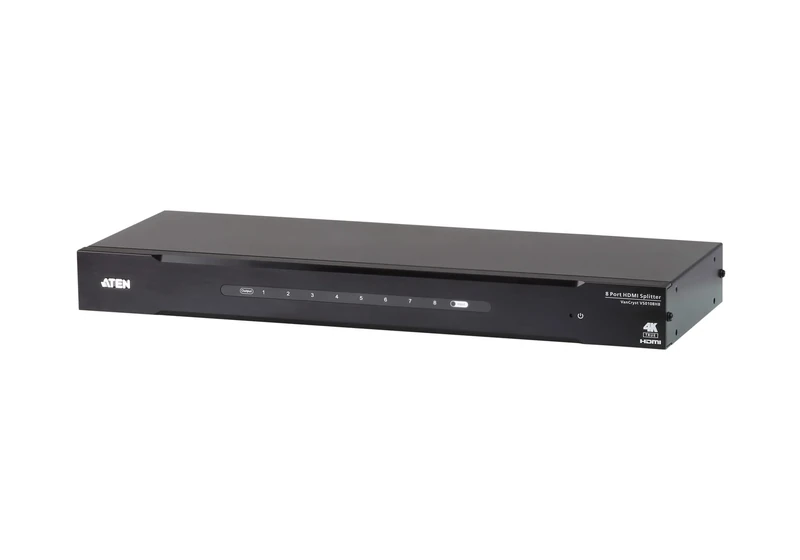 ATEN True 4K HDMI 8 Port Splitter VS0108HB (4096 x 2160 @ 60Hz 4:4:4) HDCP 2.2 compliant
