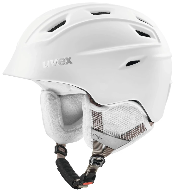 uvex Fierce - Ski Helmet for Men and Women - Individual Fit - Optimized Ventilation - White Matt - 55-59 cm