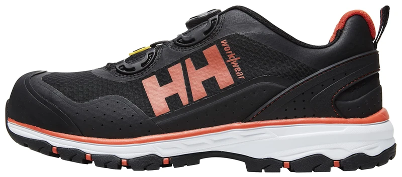 Helly Hansen Workwear Unisex Chelsea Evolution Boa Shoes, 992 Black Orange,6 UK,78230
