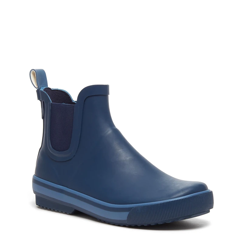Rocket Dog Women's Rainbow Rubber Rain Boot, Navy, 11 Medium US