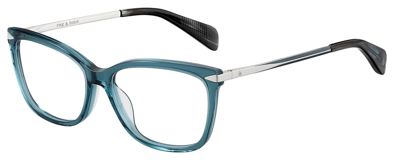 RAG & BONE Women's RNB3010 Sunglasses, BLUE PALLADIUM, 52