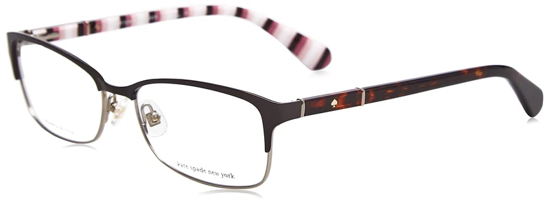 Kate Spade Laurianne 09Q/36 BROWN Eyewear Women's Steel, Standard, 52