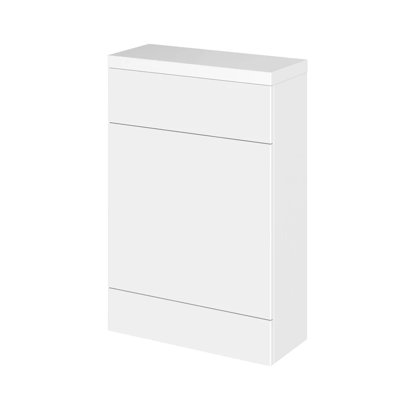 Hudson Reed CBI119 WC Unit & Top-Compact Furniture Combinations, Gloss White, 600mm