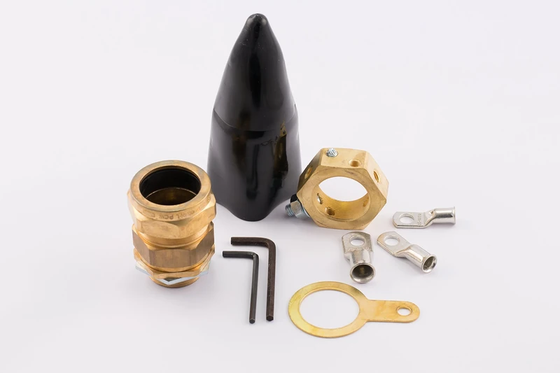 TCW50PACKALT-EN Gland Pack Outdoor Cable with Shroud/Earthing Nut/Terms, 50 mm