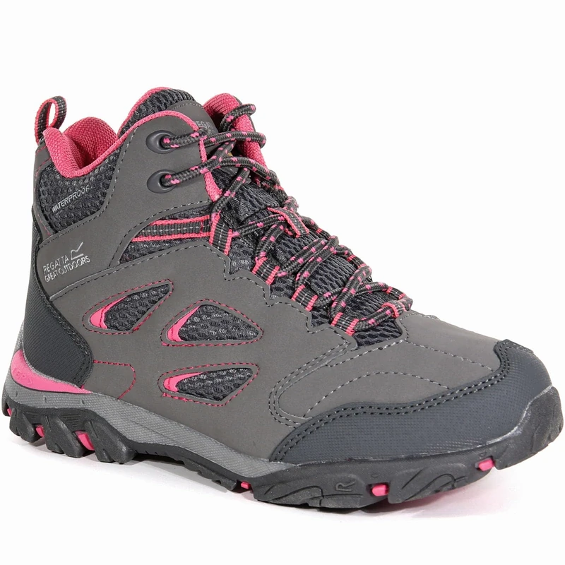 Regatta Womens/Ladies Holcombe IEP Low Hiking Boots (7 UK) (Steel/Vivacious)