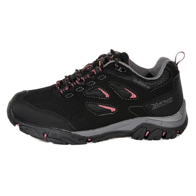 Regatta Womens Holcombe IEP Low Rise Walking Shoes - Black - 4 UK