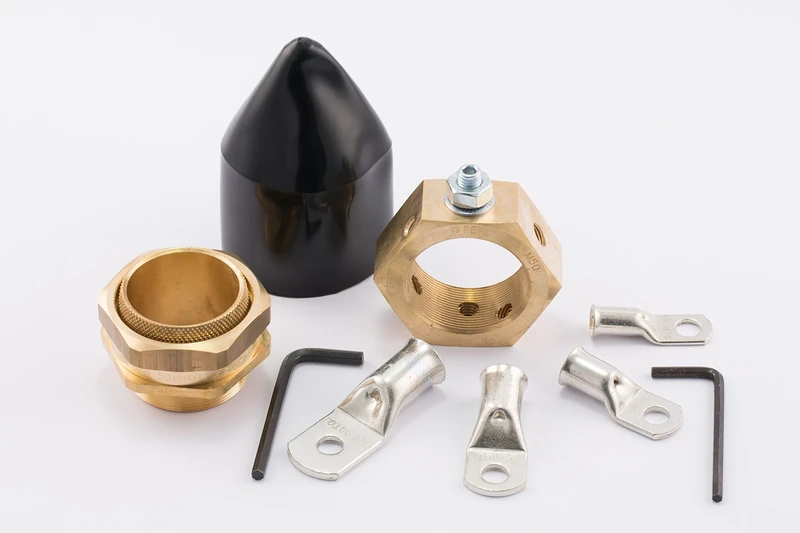 TBW63SPACKALT-EN Gland Pack Indoor Cable with Shroud/Earthing Nut/Terms, 63 mm