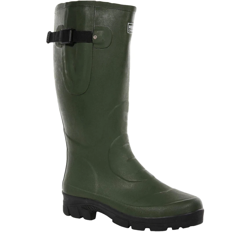 Regatta Mens Rivington Water Resistant Wellies - Deep Green - 9 UK - Image 1