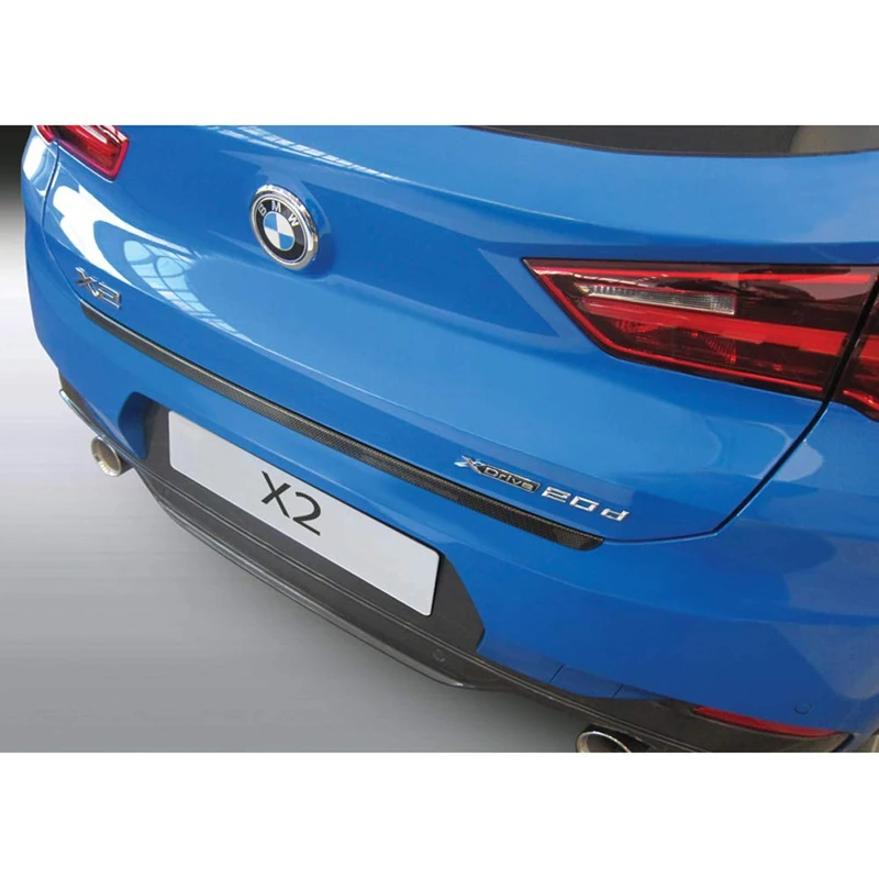 RGM ABS Rear bumper protector compatible with BMW X2 F39 SE/M-Sport/X 3/2018- Black - Image 1