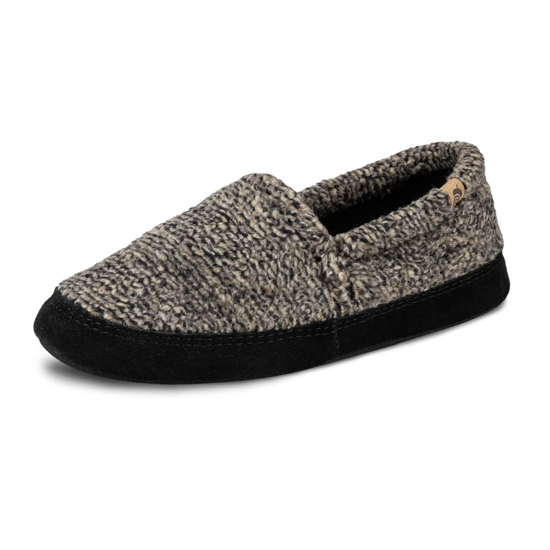 Acorn Men's Moc Slipper, Brown Tweed, M Standard US Width US