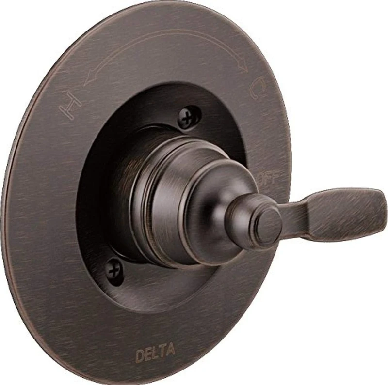 Delta T14032-RB Woodhurst Valve Only Trim, Venetian Bronze (Valve Sold Separately)