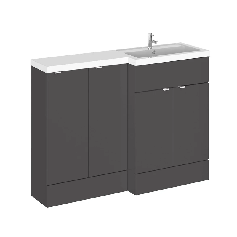 Hudson Reed CBI912 RH Furniture Combinations, Gloss Grey, 1200mm