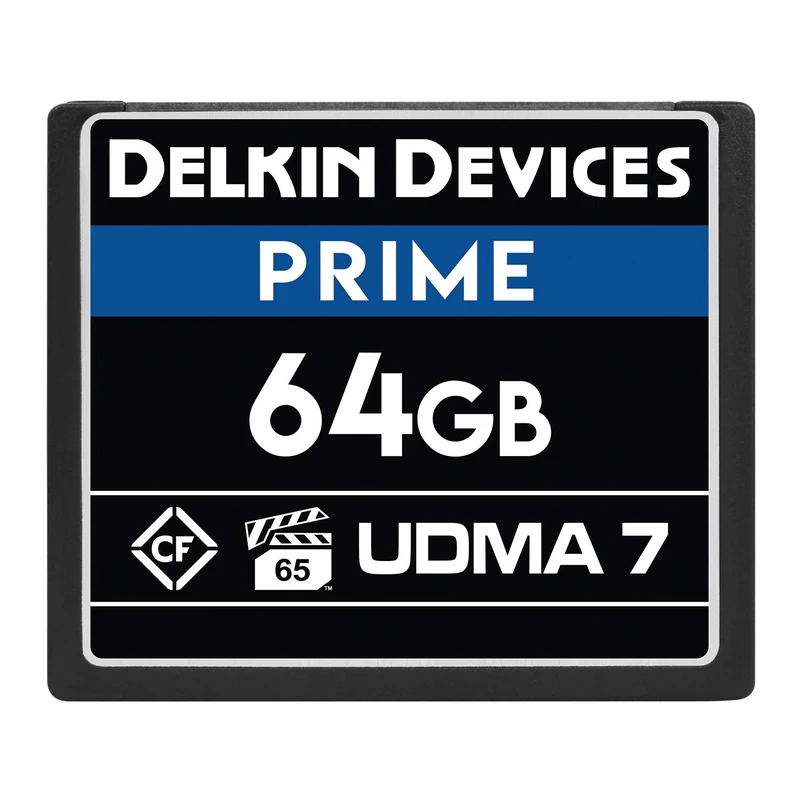 Delkin 64GB Compact Flash Memory Card 1050x [DDCFB105064G]