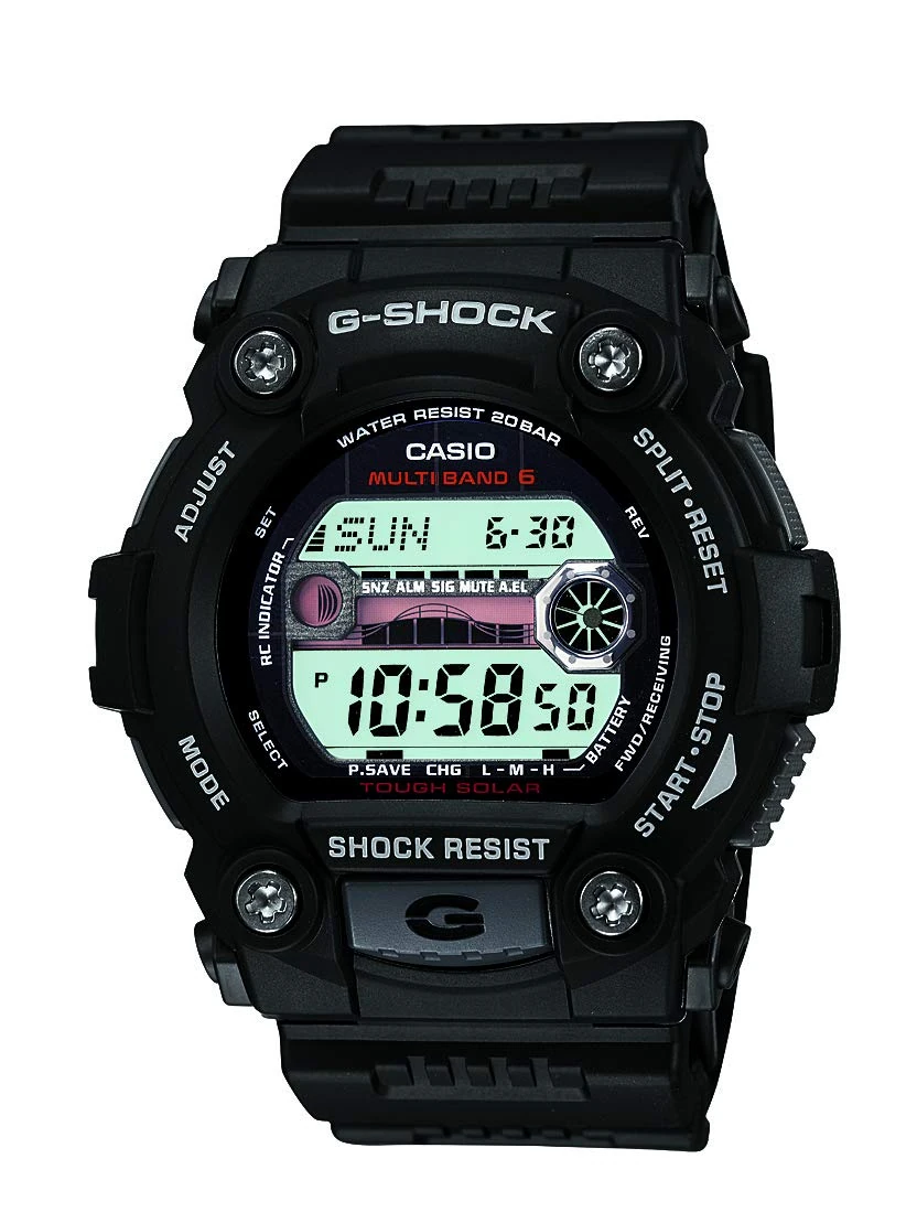 Casio Men Digital Quartz Watch with Resin Strap GW-7900-1CR