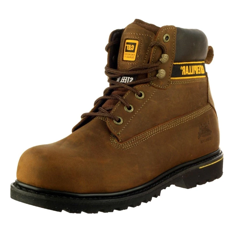 Cat Footwear Men's Holton S3 Hro Src Work Boots, Dark Brown, 13 UK