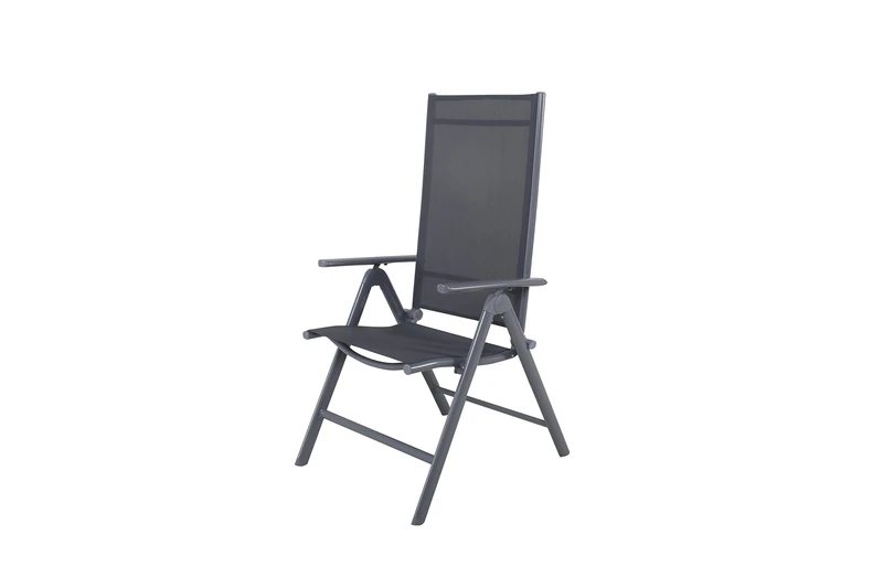 Ambientehome Folding Chair, aluminium, Grey