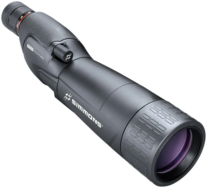 Simmons - Venture 20-60x60mm - Fully Coated - IPX7 waterproof - Quick Target Acquisition - Pro Hunter Spotting Scope incl. Tripod, Hard & Soft Case