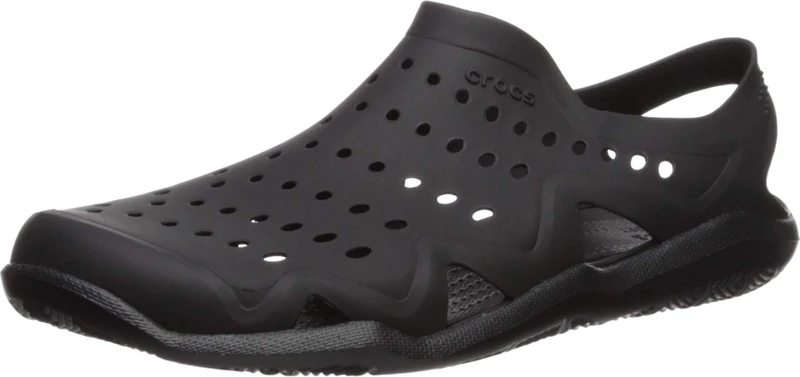 Crocs Swiftwater Wave, Men’s Athletic Sandals, Black (Black/Black 060b), M6/W7 UK (39-40 EU)