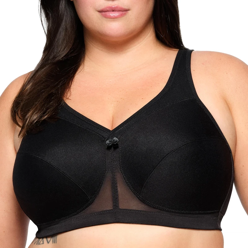 Glamorise MagicLift Active Support Wirefree Bra 1005 (Women's & Women's Plus) Black