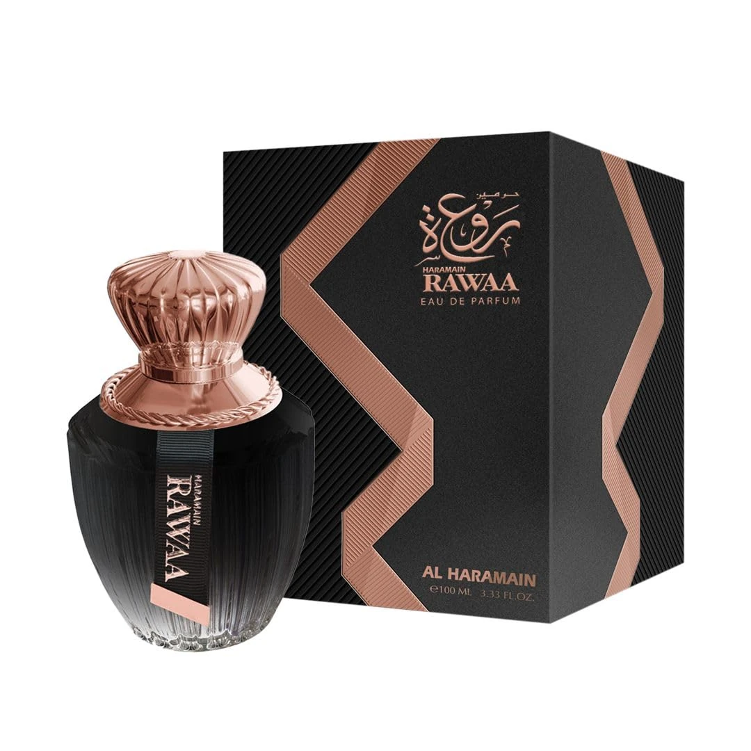 Al Haramain Perfumes Rawaa 100ml Women Eau De Parfum Spray | A luxurious Unisex Arabian Fragrance | Oud Perfume for Women