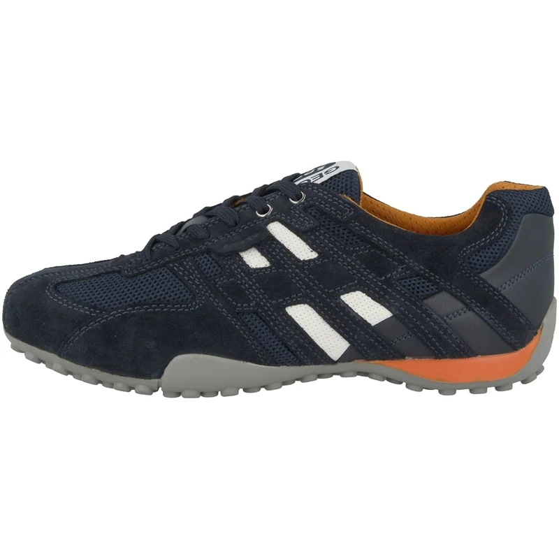 Geox Men's Uomo Snake Sneakers, Navy, 10 UK