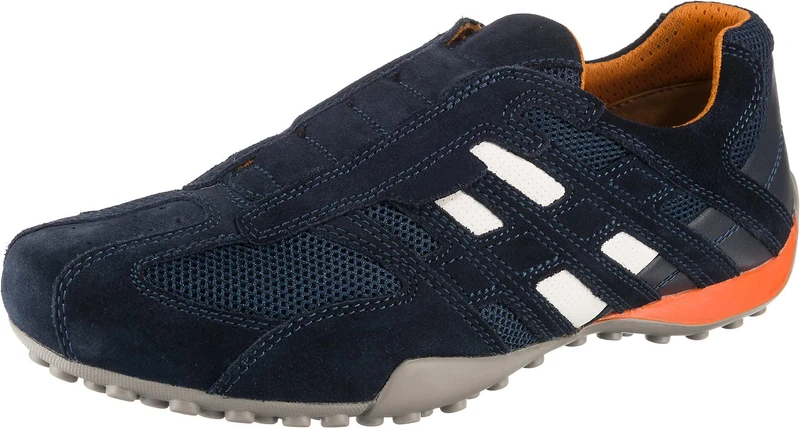 Geox Man Uomo Snake Sneakers, NAVY, UK 7
