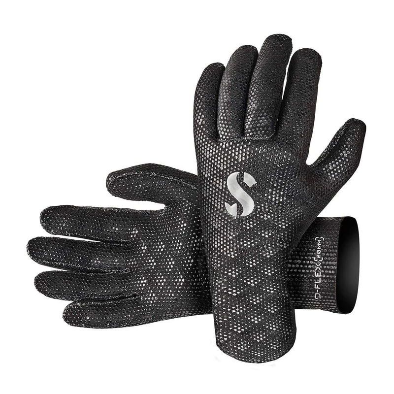 SCUBAPRO D-Flex 2.0 BLK Gloves XS/S Cold Water Regulator Kit Unisex-Adult, Green