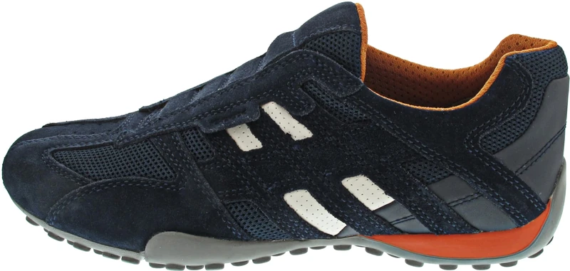 Geox Man Uomo Snake Sneakers, NAVY, UK 9
