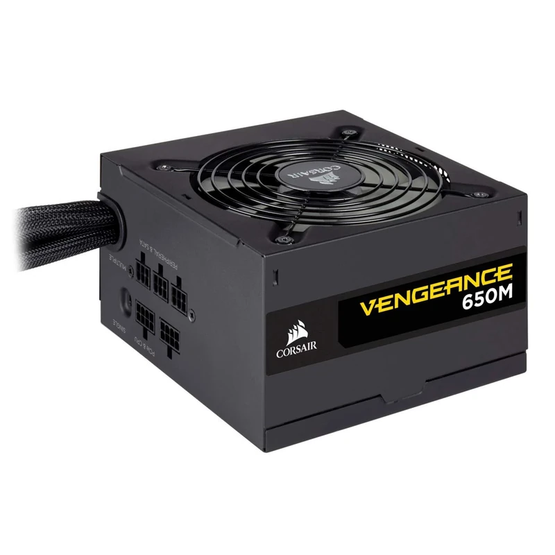 Corsair Vengeance 650M Semi-Modular Power Supply, Black