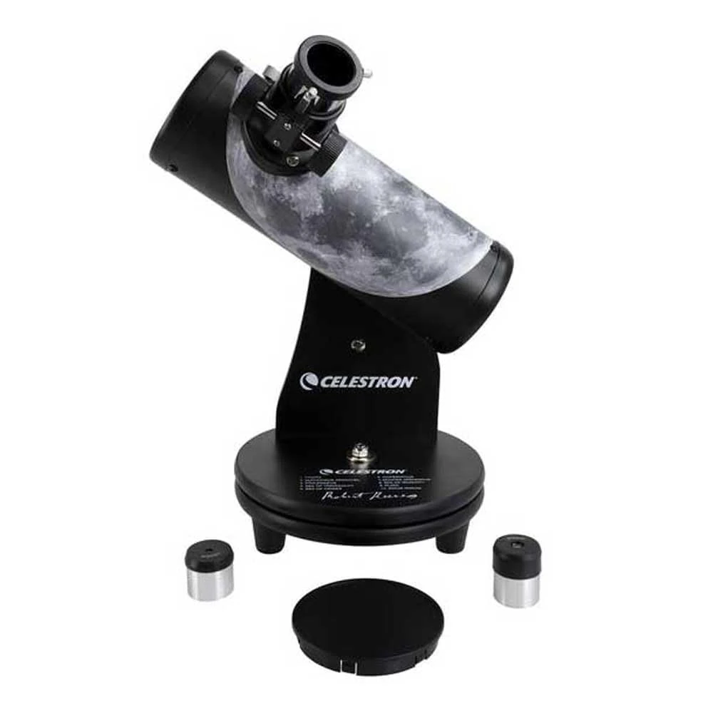 Celestron 22016 Signature Series Moon By Robert Reeves Features A Superb Moon Astronomical Telescope, Black